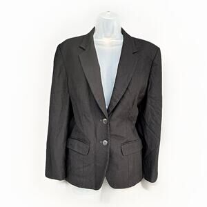 Vintage Pendleton 100% Wool Blazer Women's Size XL (Misses Sz 18) Black Y2K USA